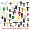 50-500 Pezzi Clip per Auto Viti di Fissaggio Paraurti Decorazione Interni Auto Nylon Miscelazione Casuale Accessori Universali