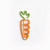 5Pcs Creative Fruit Carrot Shape Cartoon Paper Clip Cute Metal Shape Large Paper Clip