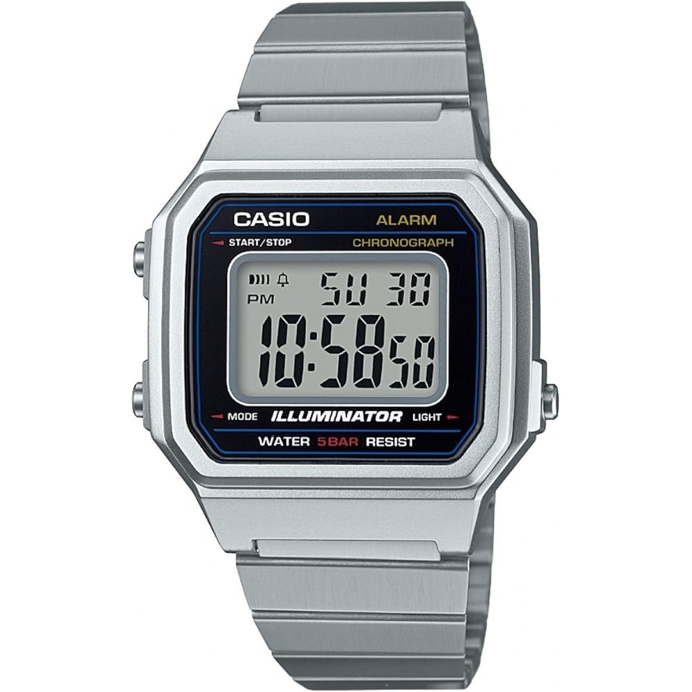 Casio Collection Men s Watch B650WD-1AEF Stainless Steel Digital Water Resistant
