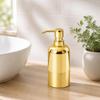 300ml Liquid Dispenser with Pump Gold Electroplated for Bathroom Counter, Vanity