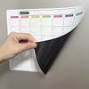 Magnetic Refrigerator Dry Erase Calendar Monthly Planner Whiteboard Record Message Board Memo Pad Kitchen Fridge Decor