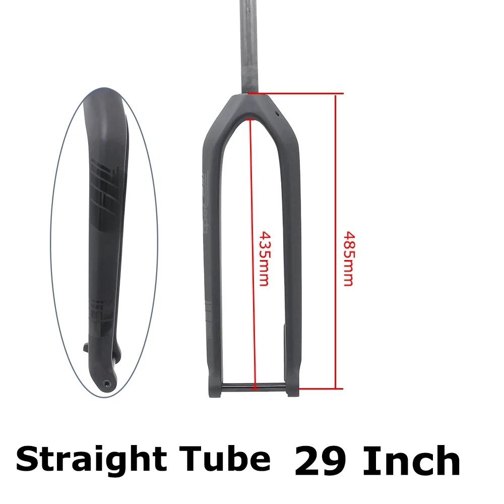 Full Carbon MTB Fork for XC & Gravel | 15*110mm Boost Thru-Axle | Fits 26/27.5/29" | Disc Brake | Straight/ Tapered Steere