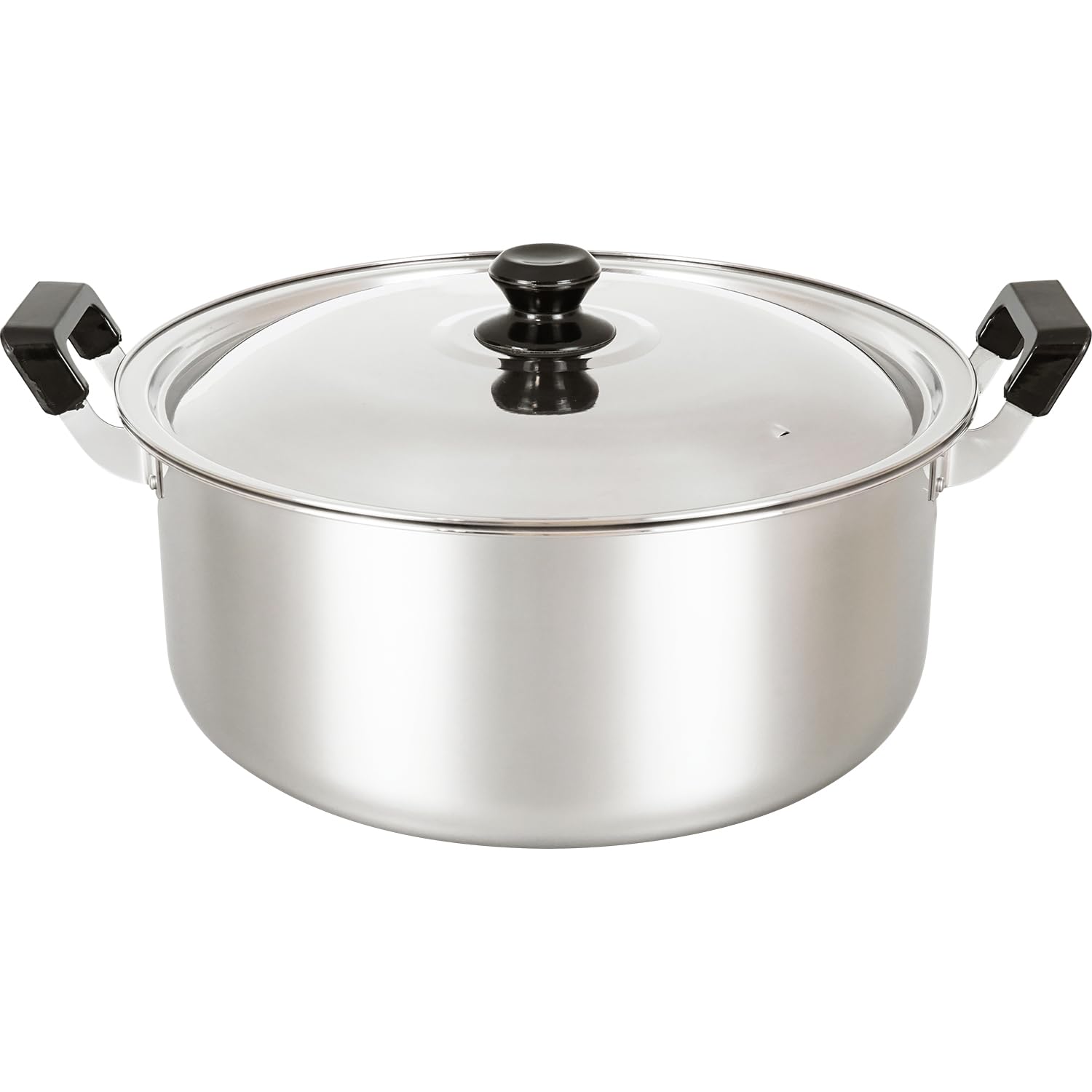 

Wahei Freiz 33cm Stainless Steel Cooking Pot with Glass Perfect for Cooking Large from Homiya Lid, 12.7L, Induction/Gas Compatible, Groups,