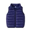 Children's Korean Style Lightweight Down Cotton Vest, 2025 Autumn/Winter Stand-up Collar Warm Gilet for Boys and Girls
