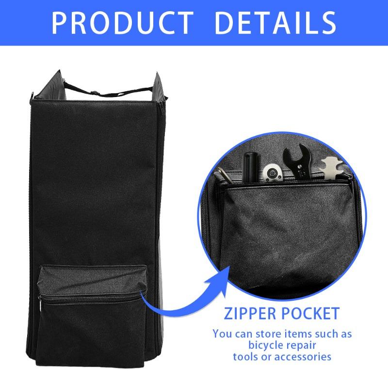 Foldable Waterproof Bike Storage Box Car Trunk Organizer Portable Carrier for Travel Essential