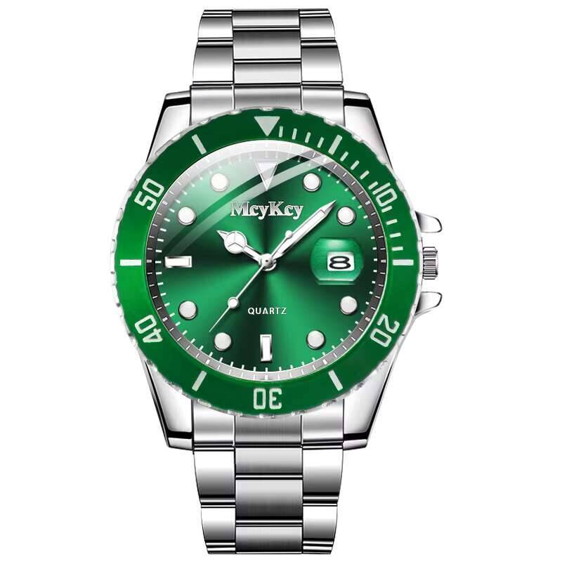 Luxus Herren-Quarzuhr mit großem Zifferblatt, Mode-Kalenderuhr, Herren-Businessuhren Reloj Hombre