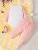 Newborn Clothes Printed Long Sleeve Romper And Pants Children' Clothing Sets