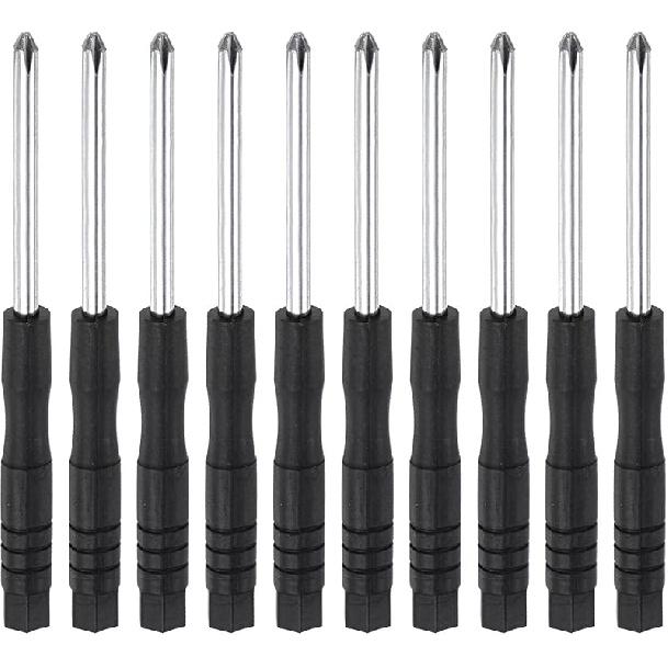 uxcell Mini Phillips Screwdriver, 3.0mm Cross Head for Watch Eyeglasses Electronics Repair, 10 Pcs