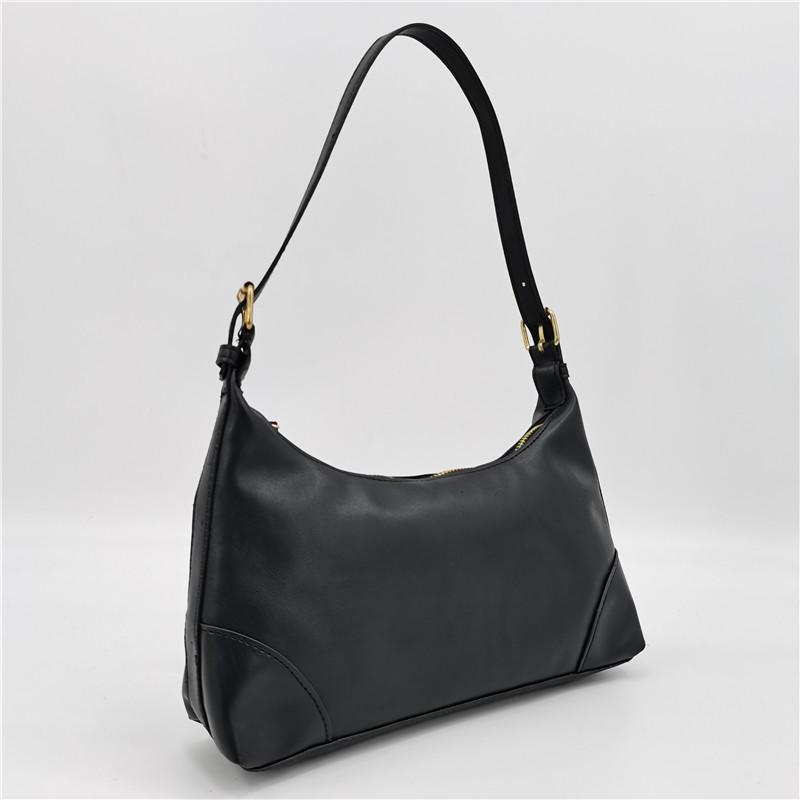 IELGY Shoulder Armpit Bag All-Match Portable Soft Leather Baguette Bag