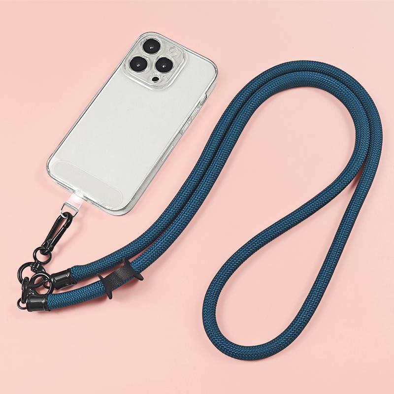 1pcs Adjustable Crossbody Long Mobile Phone Lanyard 10mm Universal 120CM Crossbody Lanyard Strap Mobile Phone Chain Accessories