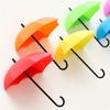 Plastic Creative Umbrella Hook Set With Strong Adhesive No Trace Wall Mount For Kitchen Bathroom Decor