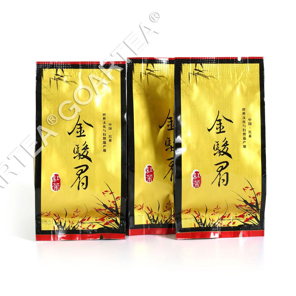 50 г 5 шт. * 5 г Nonpareil Supreme органический черный чай Jinjunmei Golden Bud для бровей