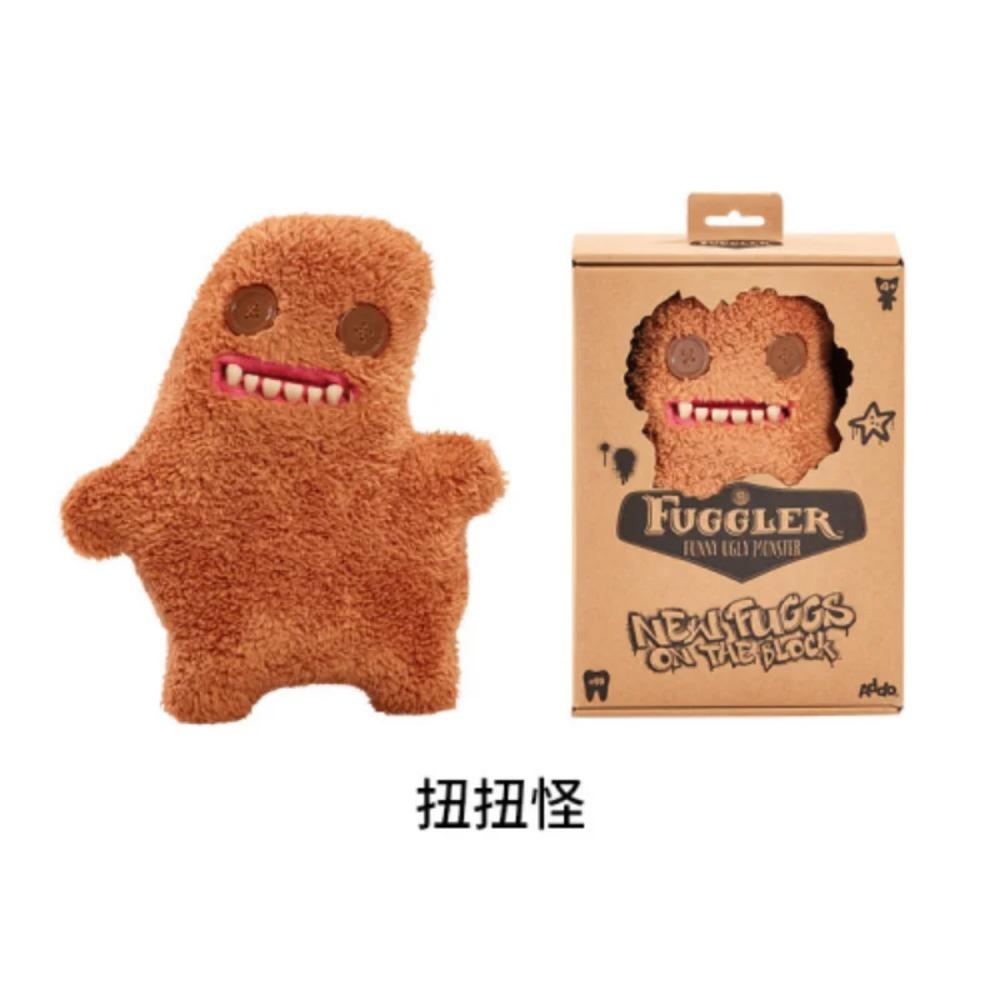 Fuggler Big Teeth Plush Toy Funny Ugly Monster Fugguler Series Rabbit Screech Wide Eyed Weirdo Plush Peluche Birthday Gifts 9"