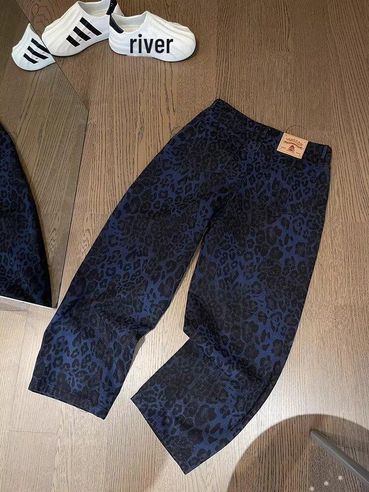 Pánské letní maskáčové overaly s širokými nohavicemi - trendy americký high street styl