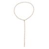 New European American Fashion Artificial Crystal Alloy Bamboo Chain Bohemian Sexy Long Women's Necklace