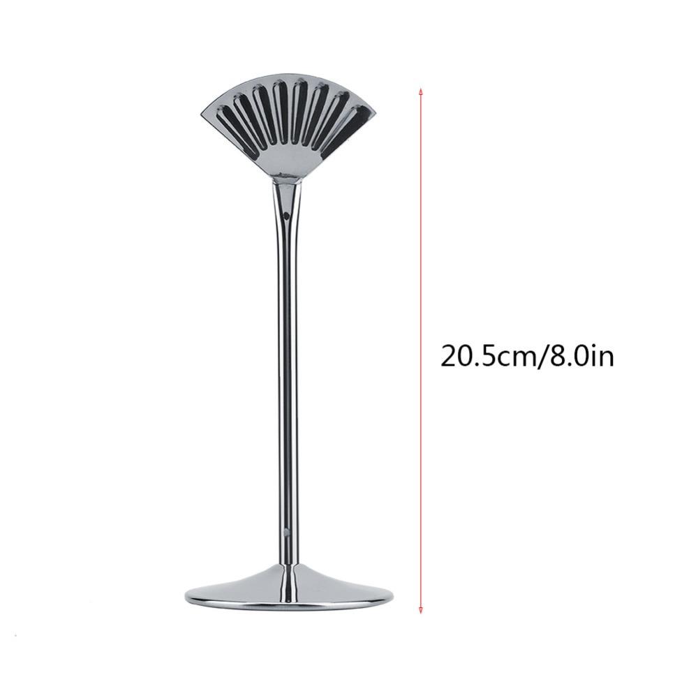 Sturdy Table Number Stand Stainless Steel Place Cards Holder Elegant Table Number Holder Birthday Silver-8inch