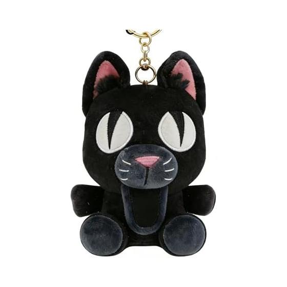 99 Nights In the Forest Deer Plush Toy Forest Knights Soft Stuffed Toy for Collection Holiday Gift (Black Cat)