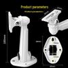Universal Aluminum Alloy Wall Mount Bracket for Surveillance Cameras CN Plug (adapter Included)