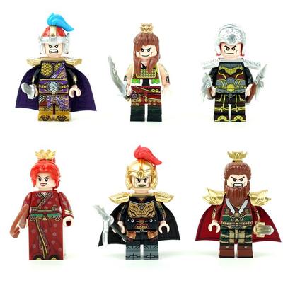Bisetoi Hero Three Kingdoms anpassade minifigurer 3 set 6 set koreansk leksak