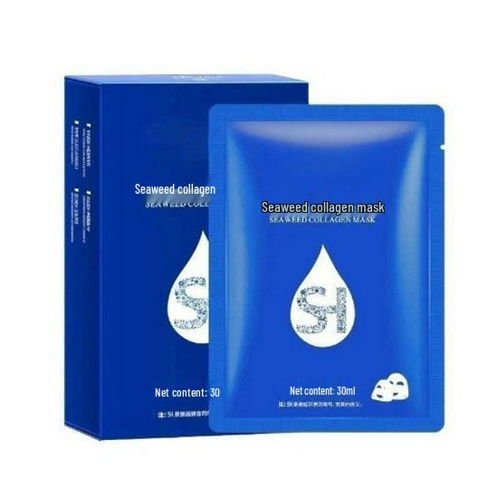 SEOMOU Seaweed Collagen Mask: Moisturizing, Hydrating, Lifting, Firming, Anti-Wrinkle, and Line-Reducing.
