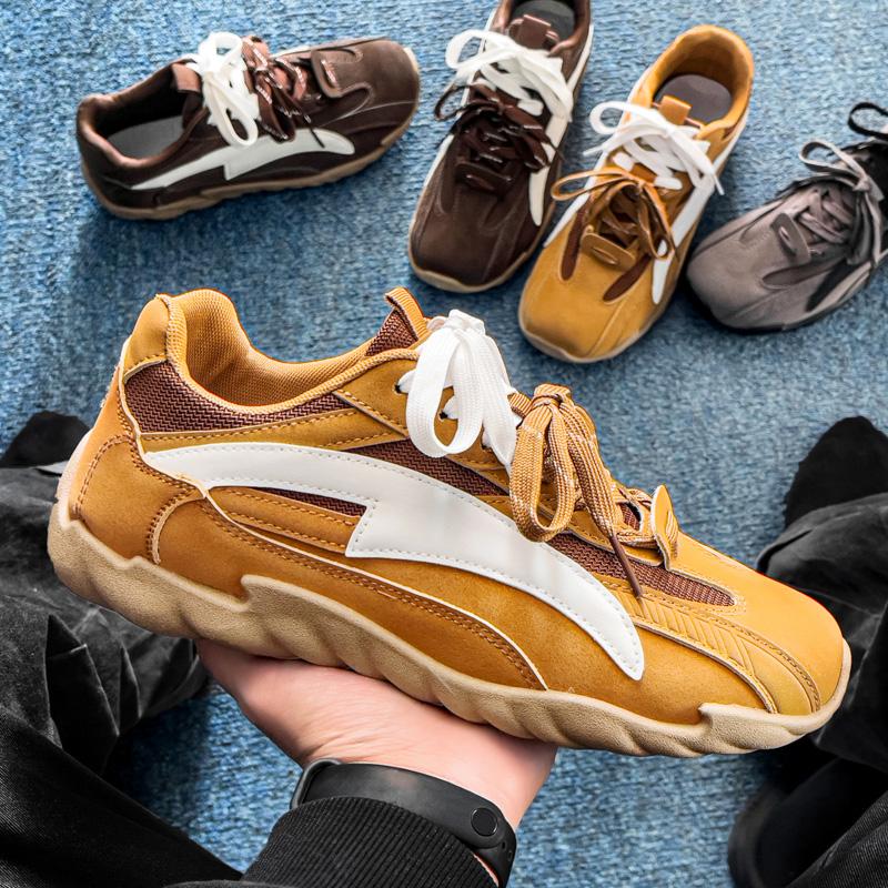 Men's Work Shoes 2026 New Sle Breathable Slip-On Anti-Slip Wear-Resistant Casual Sports Shoes Thick Bottom Labor Protection