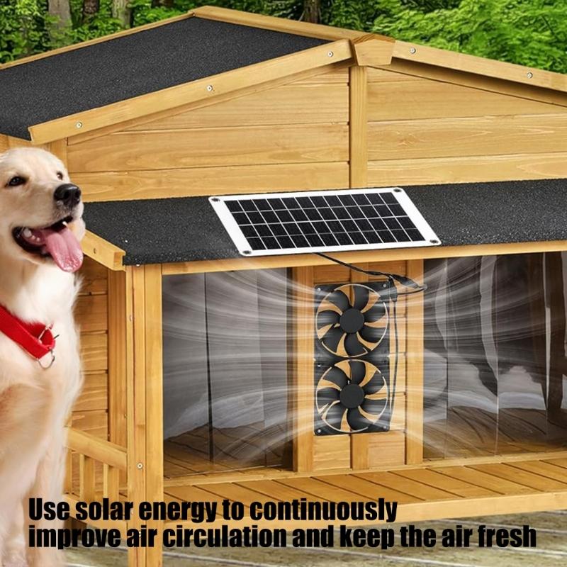 Quiet Running 8W 12V Photovoltaic Ventilation Fan with Simple Easyly Assembly Suitable for Various Locations