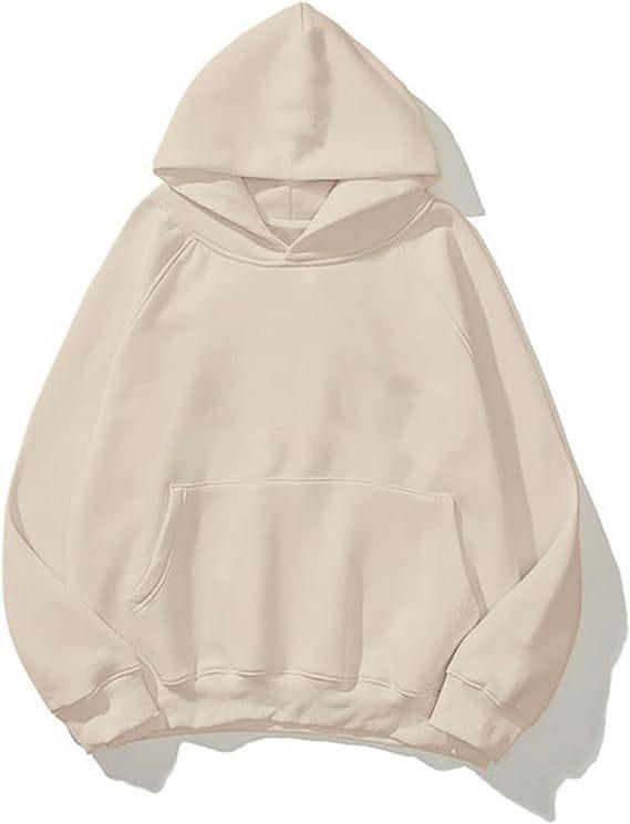 Sudadera con capucha de manga raglán unisex: Sudadera Casual de Color Sólido, Moderna y Versátil