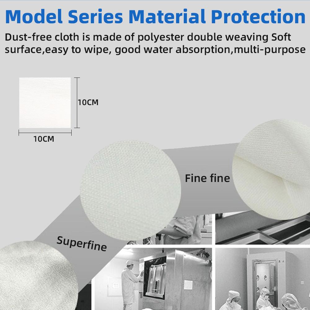 MECHANIC HK5090 Dust-free Wiper Soft Cleanroom Anti-static Cloth Soft LCD Screen Microfiber Wipe Fabric Clean Phone Repair