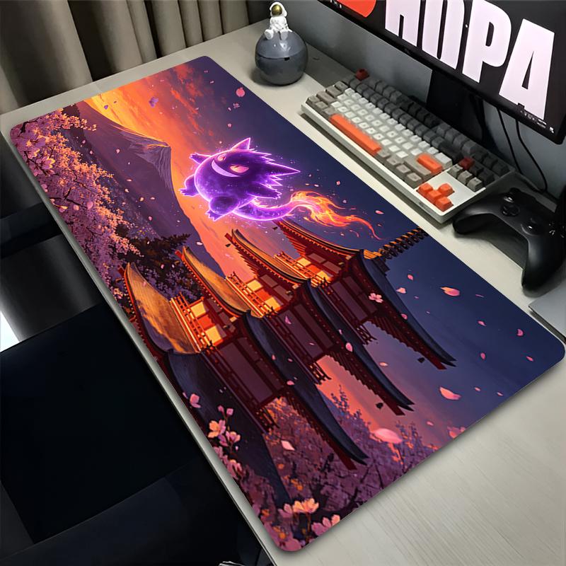 Mouse Pad  Laptop Computer Gamer Desk Mat Gengar Esports Players Mousepad Large XXL Gaming Keyboard Pad Rubber Mausepad