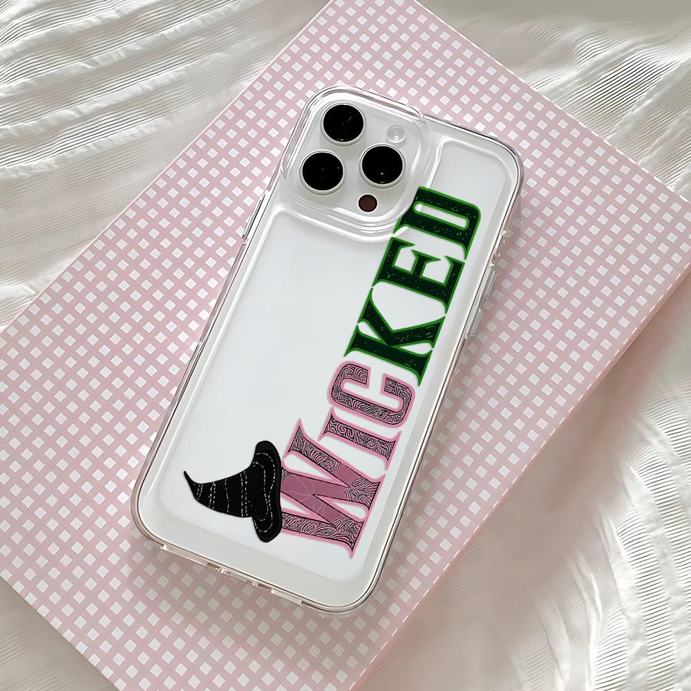 New Movie Wickeds Hot Phone Case for IPhone 17 16 16e 15 14 13 12 11 Mini Pro Max X XR XSMax 7 8 Air Plus Transparent Back Cover