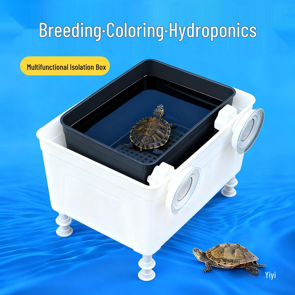 Large Aquatic Planting Basket with Suction Cup for Hydroponics and Aquarium Decoration
