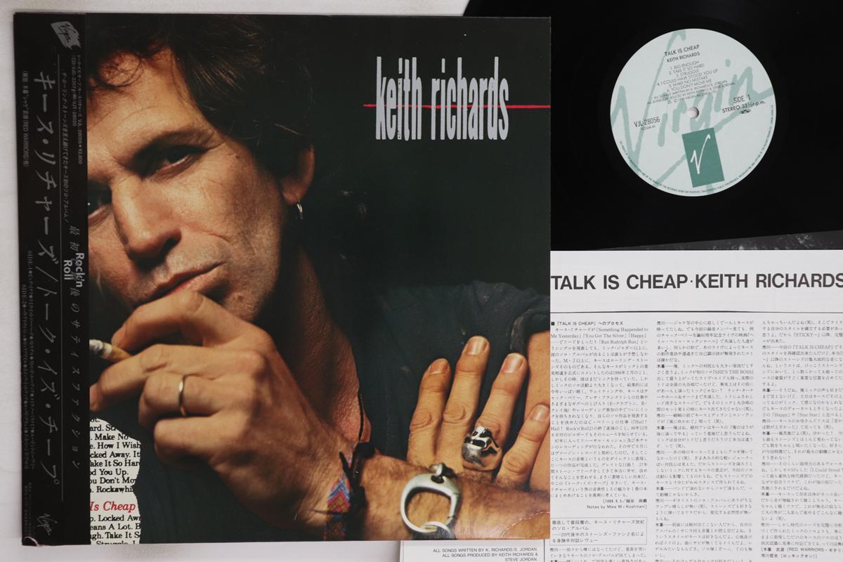 

LP Record KEITH RICHARDS - Talk Is Cheap VJL28056 VIRGIN 1988 Japan Obi Rock Used