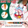 Flexible Brush Tip Acrylic Markers Set Waterproof Vibrant Acrylic Pens for Rock Painting DIY Crafts Artists and Art Projects