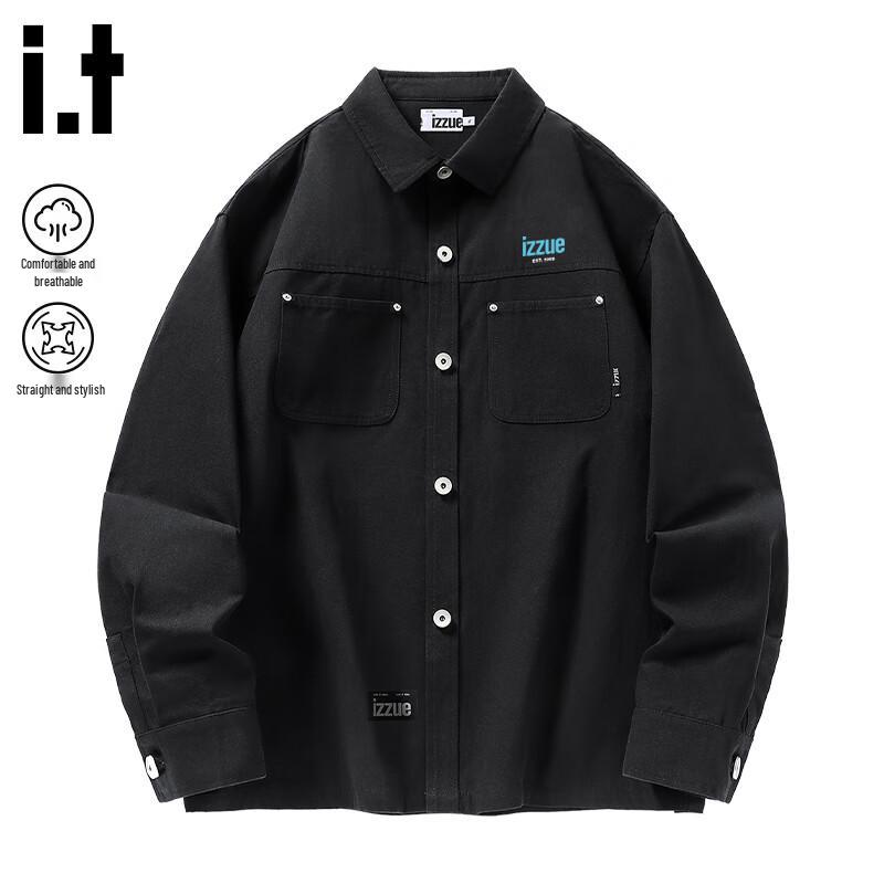 

Izzue IT Men s Street Style Work Shirt Jacket L