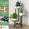 Plant Stand Stand for Flowers Wooden Storage Shelf 4/5/6 Tier Flower Shelf Planter Rack Indoor Display Stand Multiple Flower Pot