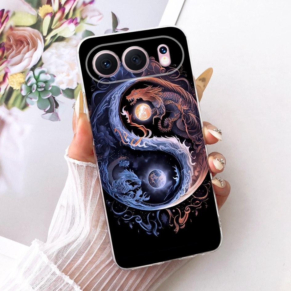 6.55" For Honor 500 5G Case Fashion Flower Bowknot Soft Slim Silicone Phone Cover For Honor 500 Pro Funda MEY-AN00 Honor500 Capa
