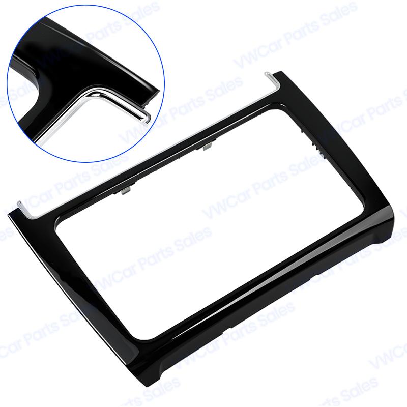 For VW MQB POLO 6C 6R 2014-2017 Car Radio Trim OEM MIB Frame Headunit Screen Bezel CD Plates Decorative Panel