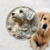A Piece of 8x8 Inches (20cm X 20cm) Aluminum Metal Sign, 2D Flat Round Wreath Sign, Dormitory Decoration Valentine's