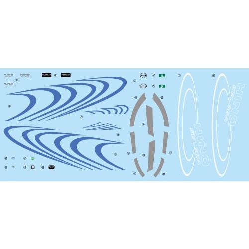 1/32 Sightseeing Bus Series No.1 EX-1 Hino Selega Super High-Decker (with Bus Guide and Driver Figures) Plastic Model
