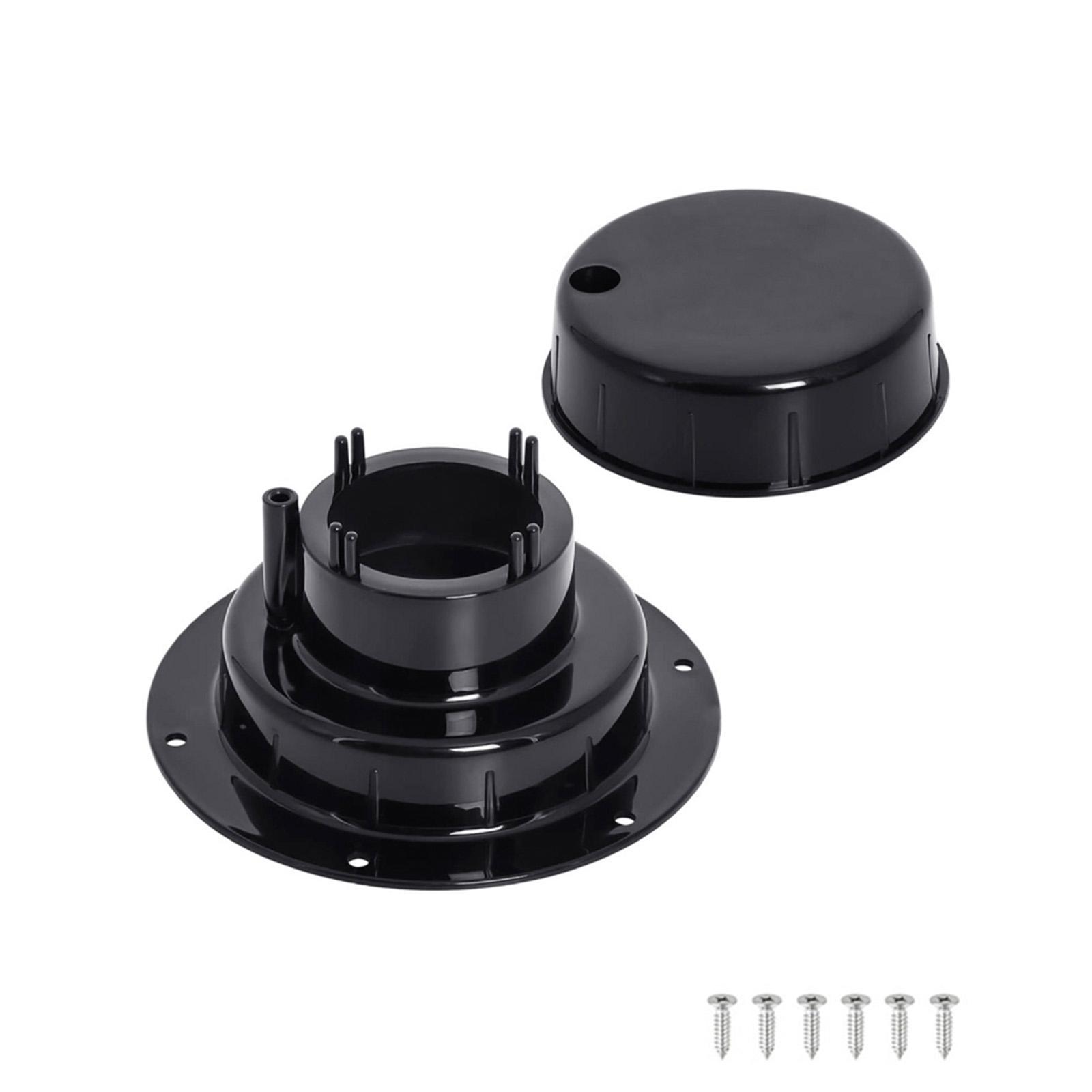 

ABS Roof Vent Cover for Motorhomes Dusts Proof Ventilation Solution Universal Sewer Vent Caps with Easy Installation чёрный