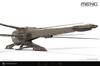 GSI Creos Monmodel Dune Sand Planet Atreides Ornithopter Total length 318mm Plastic model MDS007 1/72 approx.