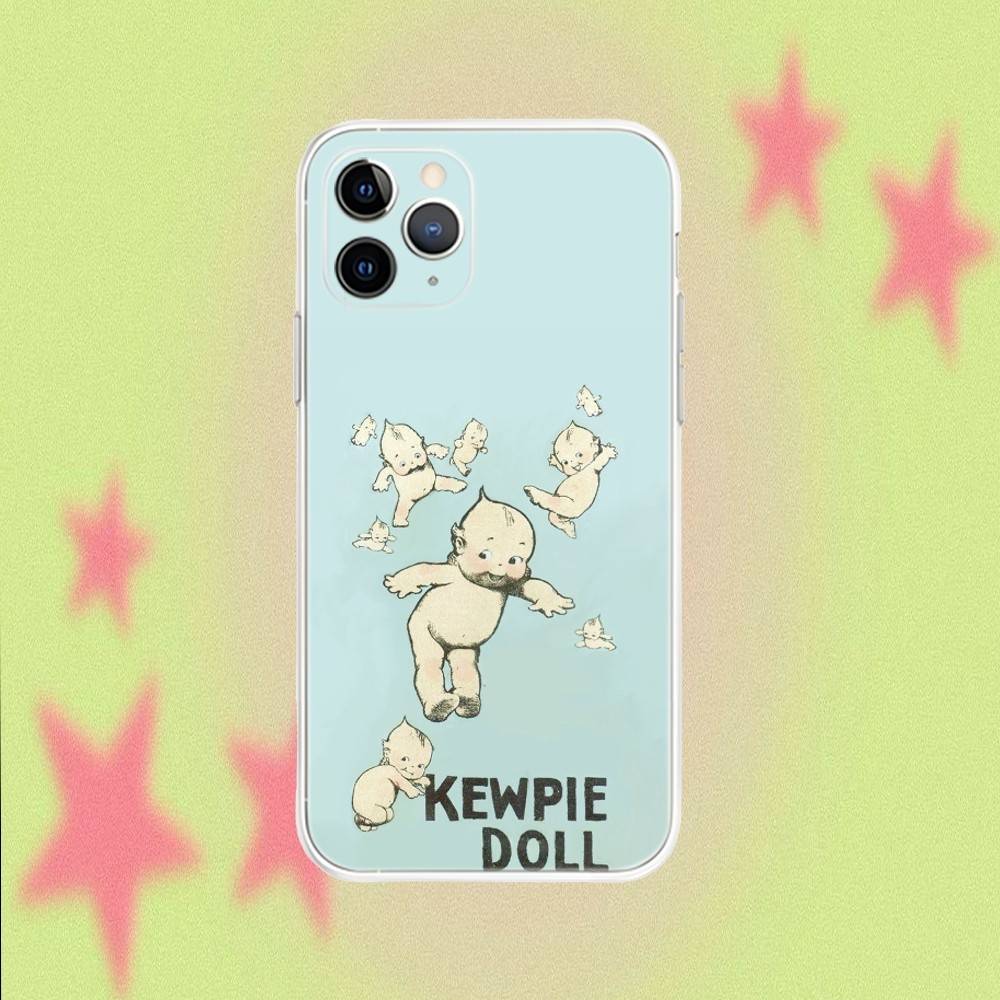 

Kewpie Cute Angel Phone Case For iPhone 17,16,15,14,13,12,11 Pro,Max,Plus,Air,X,XS,XR,SE,Mini Transparent Soft iPhone14Plus