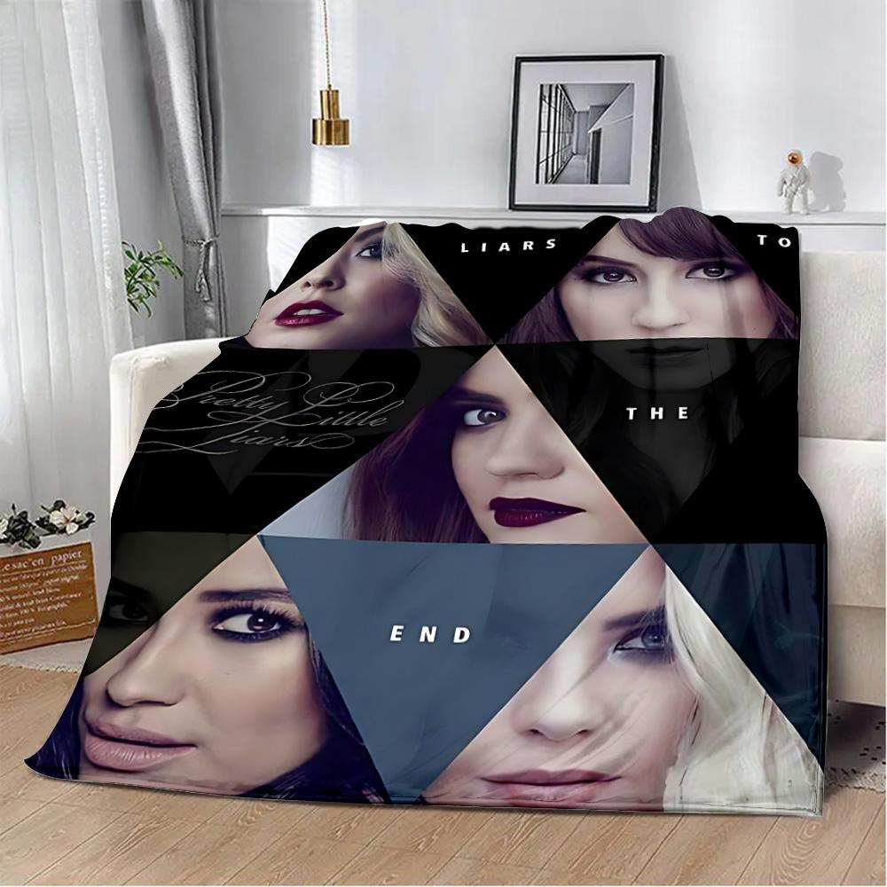 Pretty Little Liars Aufdruck Decke Picknickdecken Warme Decke Weiche und Bequeme Decke Haus Reisen Geburtstagsgeschenk