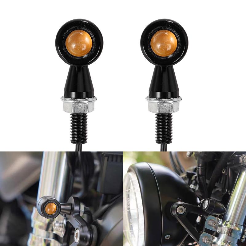 8mm Motorcycle Mini LED Turn Signal Light Bullet Moto flashing Light clignotant moto led 12V Fit for Kawasaki Suzuki Yamaha