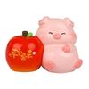 Fruit Pig Resin Craft Car Decor Cute Tabletop Figurine For Gifts And Collectors