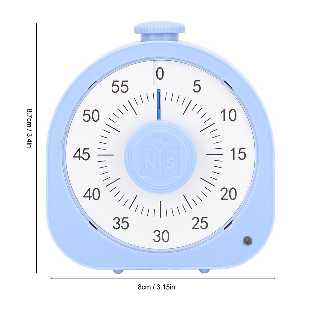 Temporizador Visual de 60 Minutos para Crianças Adultos com Dois Modos de Lembrete Modo Foco Temporizador de Sala de Aula para Casa Escola Trabalho