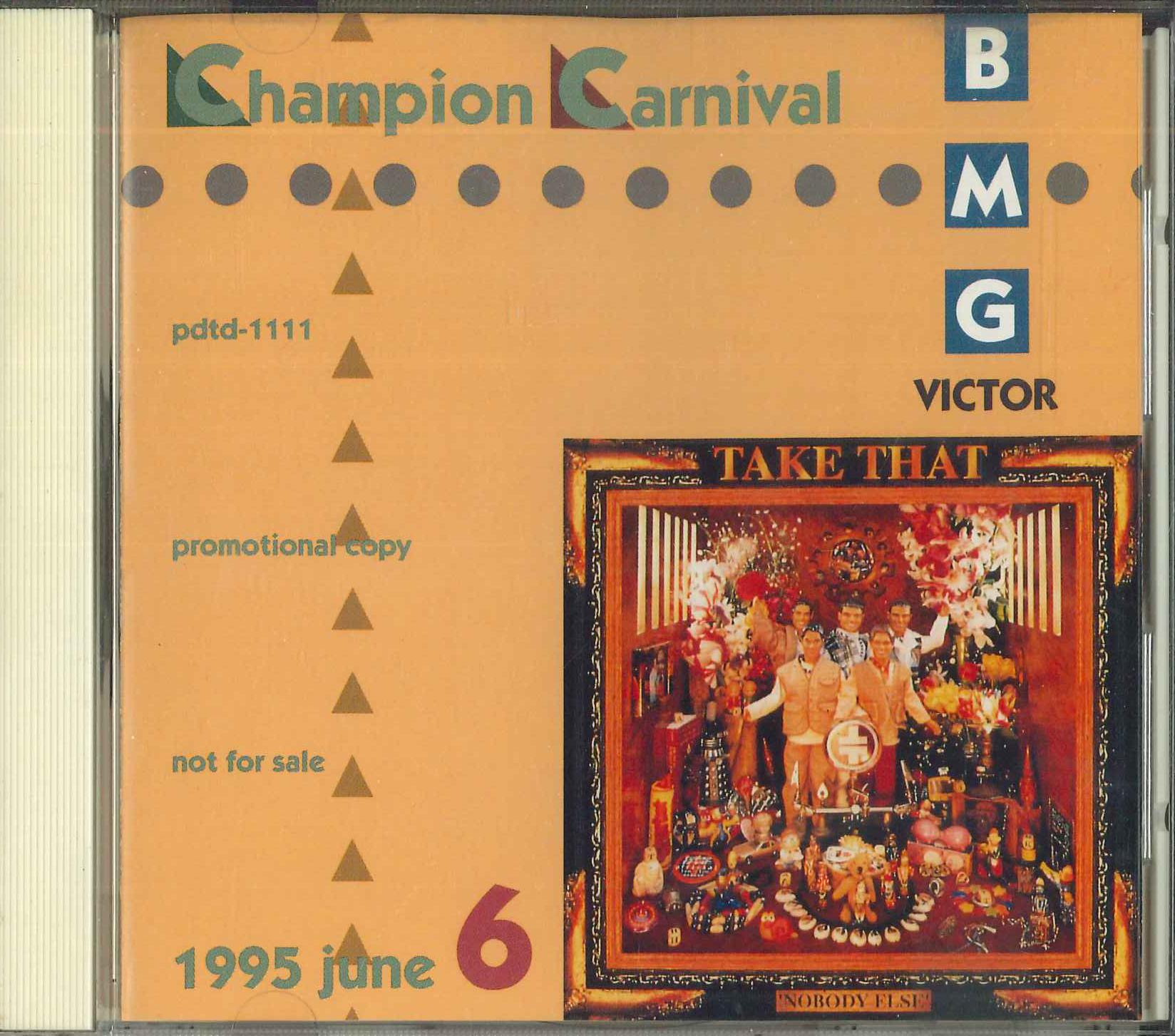 

CD РАЗНЫЕ ИСПОЛНИТЕЛИ - Bmg Victor Champion Carnival, июнь PDTD1111 BMG 1995 Япония Поп Б/У