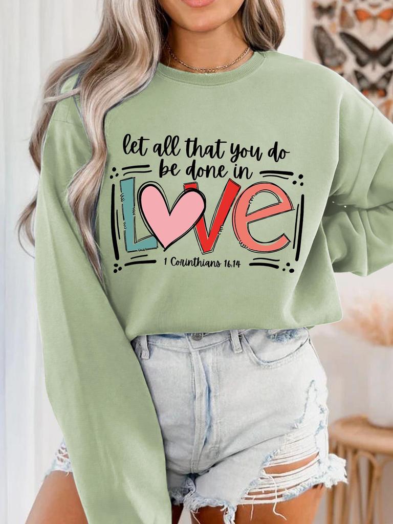 In Stock Couple Print Hoodie - Autumn/Winter Love Edition