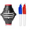 Golf Stripe Marker Rotatable Ball Alignment Complete Rotation ToolDegree for Golfers