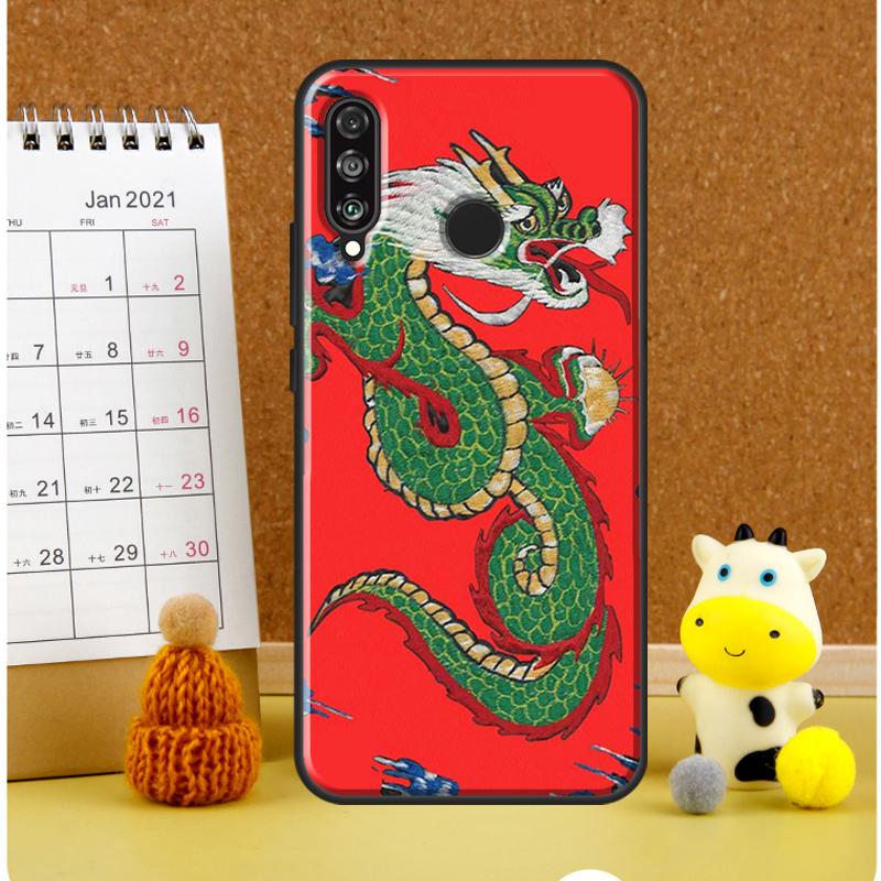 Ancient Japanese Dragon For Huawei Nova Y61 Y60 Y70 Y72 Y73 Y90 Y91 12i 11i 3i 7i 8i 9 10 SE P20 P40 P30 Lite Case